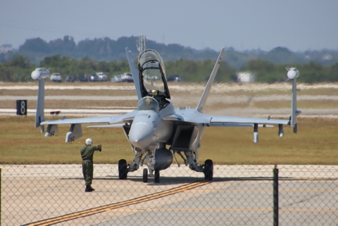 United States Navy Boeing EA-18G Growler (169216) at  Cocoa Beach - Patrick AFB, United States