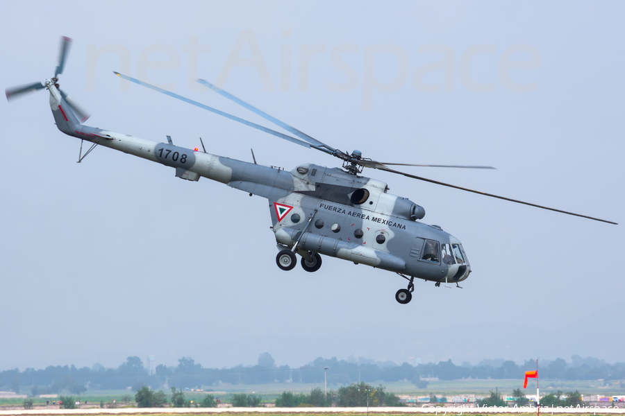 Mexican Air Force (Fuerza Aerea Mexicana) Mil Mi-17 Hip-H (1708) | Photo 120818
