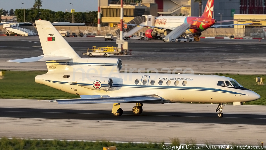 Portuguese Air Force (Força Aérea Portuguesa) Dassault Falcon 50 (17403) | Photo 530074