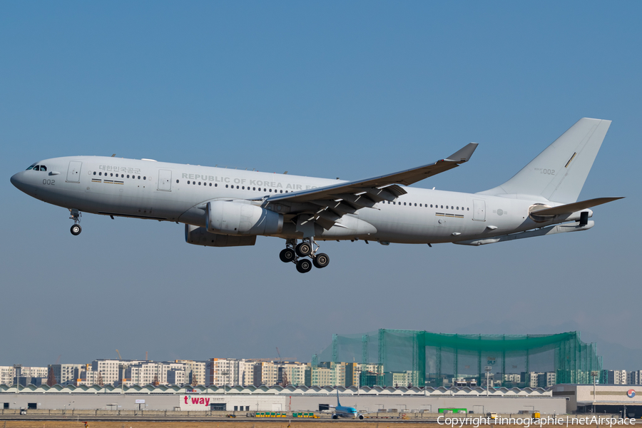 Republic of Korea Air Force Airbus A330-243MRTT(KC-330 Cygnus) (19-002) | Photo 543729