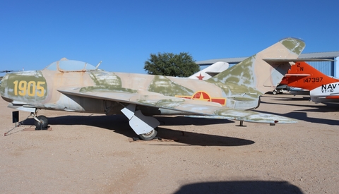 Vietnam People's Air Force Mikoyan-Gurevich MiG-17F Fresco-C (1905) at  Tucson - Davis-Monthan AFB, United States