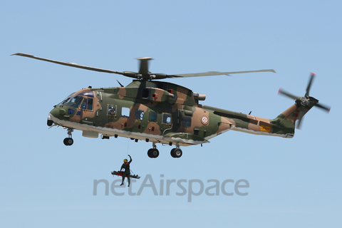 Portuguese Air Force (Força Aérea Portuguesa) AgustaWestland EH-101 Merlin Model 514 (19606) at  Sintra AFB, Portugal