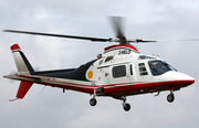 Castle Air Agusta A109C (2-HELO) at  Cheltenham Race Course, United Kingdom