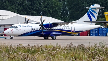 NordStar Airlines ATR 42-600 (2-RLAO) at  Mönchengladbach, Germany