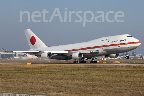Japan Ground Self-Defense Force Boeing 747-47C (20-1101) at  Frankfurt am Main, Germany
