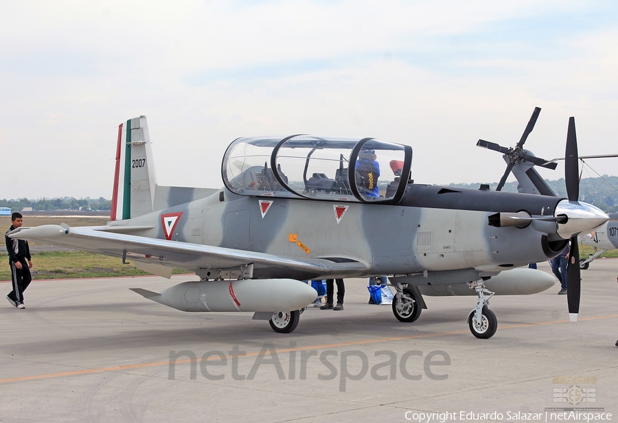 Mexican Air Force (Fuerza Aerea Mexicana) Raytheon T-6C Texan II (2007) | Photo 284877
