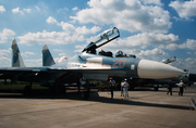 Russian Federation Air Force Sukhoi Su-27UB Flanker C (20 RED) at  Moscow - Zhukovsky, Russia