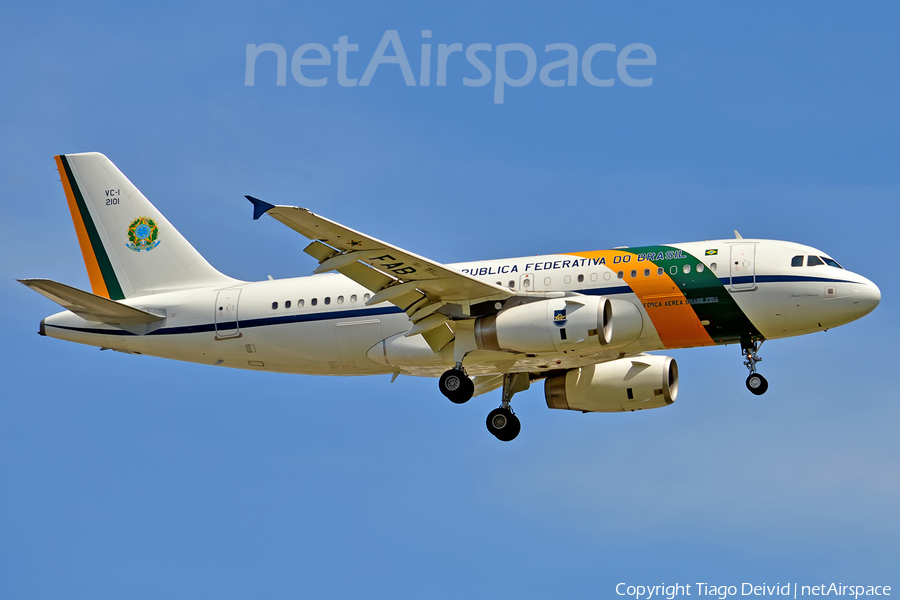 Brazilian Air Force (Forca Aerea Brasileira) Airbus A319-133X CJ (VC-1A) (FAB2101) | Photo 332387
