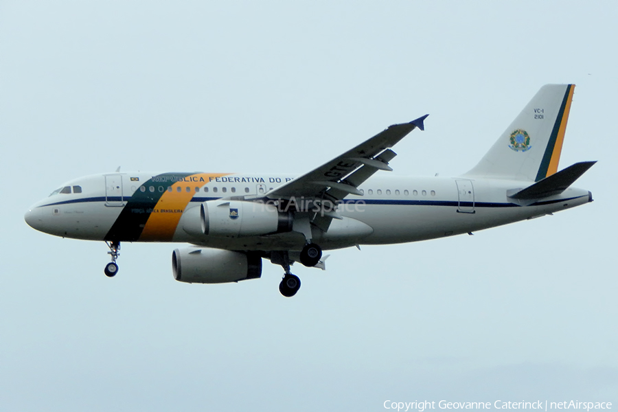 Brazilian Air Force (Forca Aerea Brasileira) Airbus A319-133X CJ (VC-1A) (FAB2101) | Photo 393456