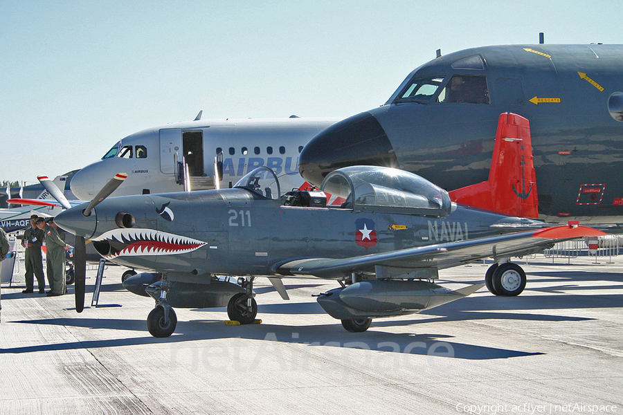Chilean Navy (Armada de Chile) Pilatus PC-7 (211) | Photo 288420