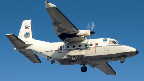 Philippine Air Force Indonesian Aerospace NC212i (2119) at  Balikpapan Sepinggan - International, Indonesia