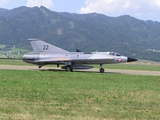 Austrian Air Force SAAB J 35OE Draken (22) at  Zeltweg, Austria