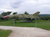German Air Force (Luftwaffe) Mikoyan-Gurevich MiG-21SPS Fishbed-F (2236) at  Hermeskeil Museum, Germany