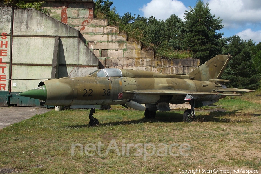 German Air Force Mikoyan-Gurevich MiG-21SPS Fishbed-F (2238) | Photo 52508