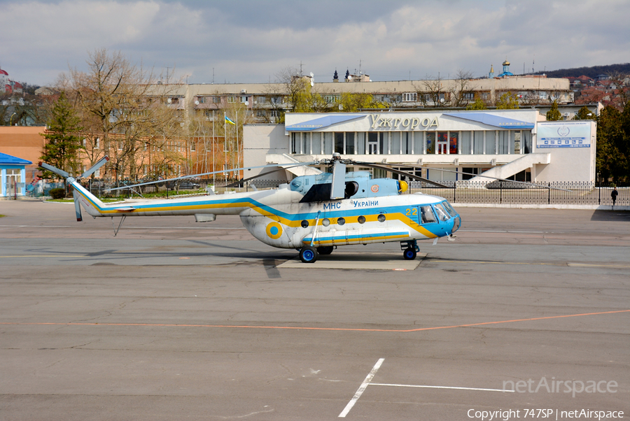 Ukraine - Ministry of Emergencies (MNS) Mil Mi-8MT Hip-H (22 YELLOW) | Photo 153964