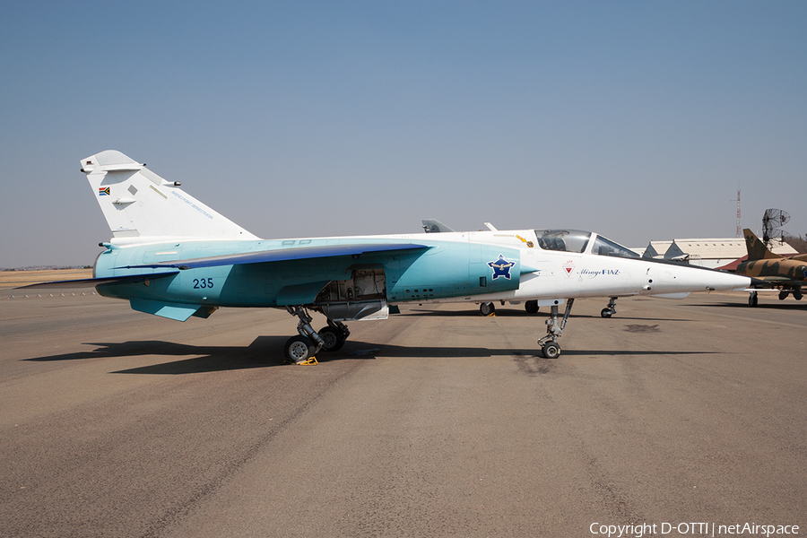 South African Air Force Dassault Mirage F1AZ (235) | Photo 206534