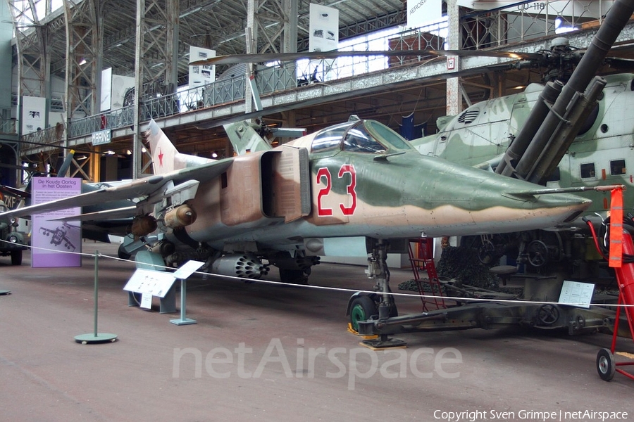 Russian Federation Air Force Mikoyan-Gurevich MiG-23BN Flogger-H (23 RED) | Photo 131117