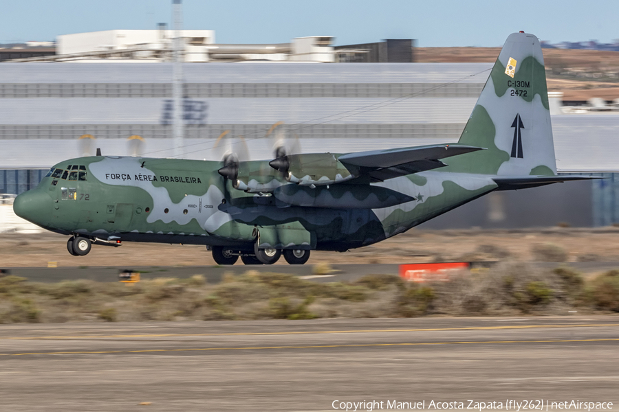 Brazilian Air Force (Forca Aerea Brasileira) Lockheed C-130H Hercules (FAB2472) | Photo 413527