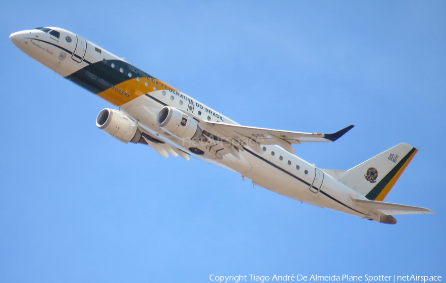 Brazilian Air Force (Forca Aerea Brasileira) Embraer VC-2 (ERJ-190AR) (FAB2590) | Photo 481776