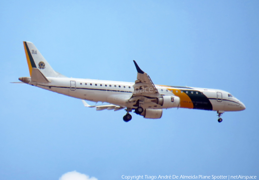 Brazilian Air Force (Forca Aerea Brasileira) Embraer VC-2 (ERJ-190AR) (FAB2590) | Photo 486542