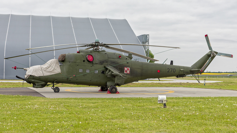 Polish Army (Siły Zbrojne Rzeczypospolitej Polskiej) Mil Mi-24D Hind-D (270) at  Inowrocław - Latkowo, Poland