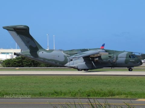 Brazilian Air Force (Forca Aerea Brasileira) Embraer KC-390A Millennium​ (FAB2855) at  San Juan - Luis Munoz Marin International, Puerto Rico