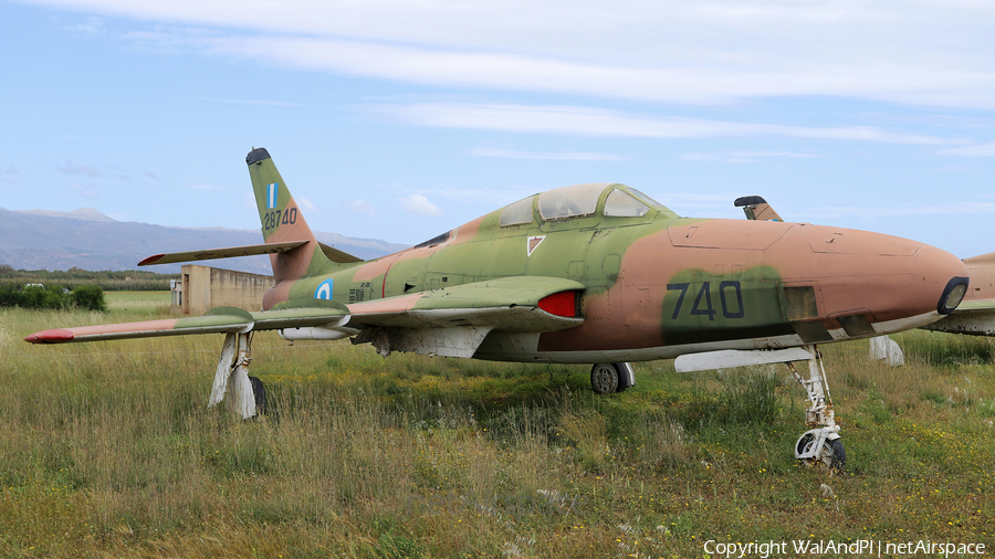 Hellenic Air Force (Polemikí Aeroporía) Republic RF-84F Thunderflash (28740) | Photo 679591