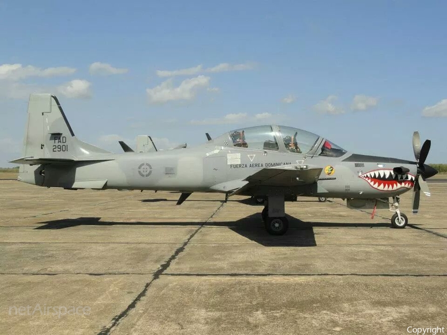 Dominican Republic Air Force (Fuerza Aerea Dominicana) Embraer EMB-314 Super Tucano A-29B (2901) | Photo 51721