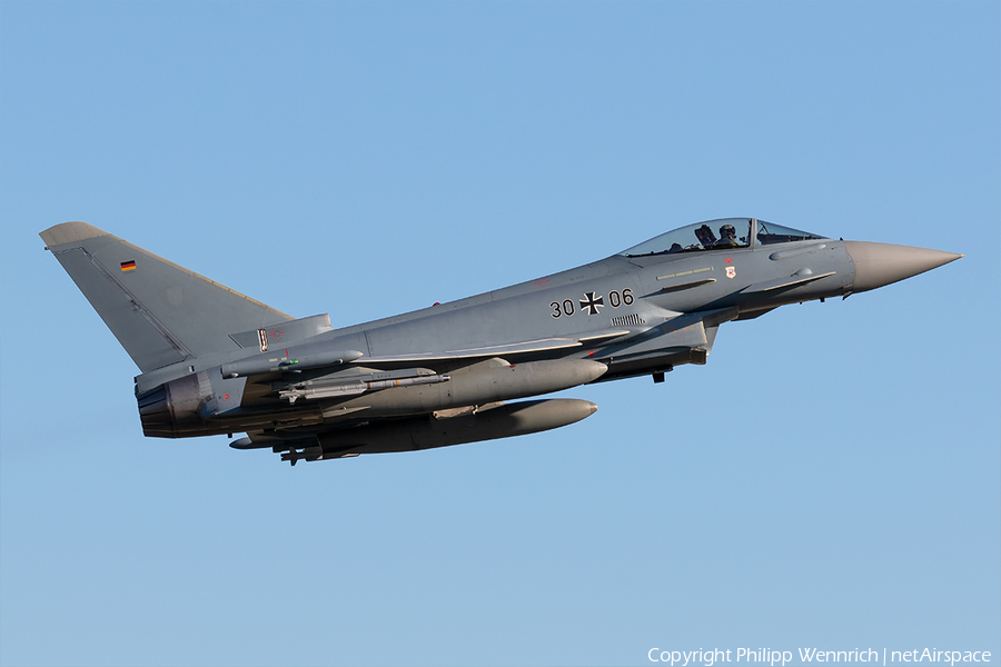 German Air Force (Luftwaffe) Eurofighter EF2000 Typhoon (3006) | Photo 382456