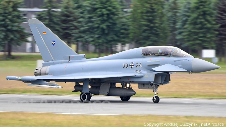 German Air Force Eurofighter EF2000(T) Typhoon (3024) | Photo 401128