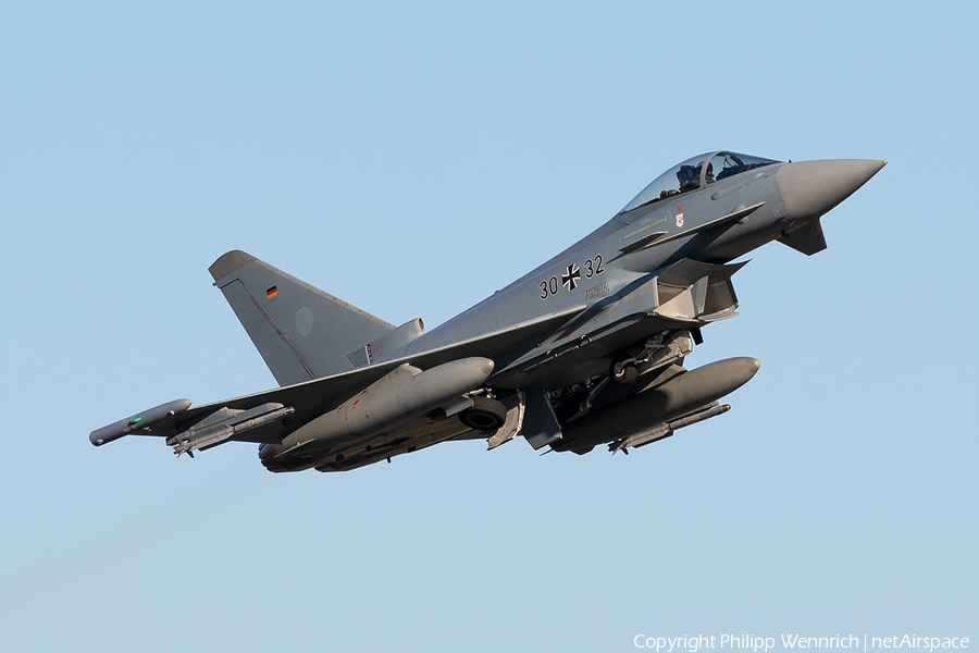 German Air Force (Luftwaffe) Eurofighter EF2000 Typhoon (3032) | Photo 382457