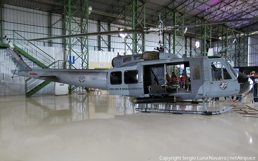 Dominican Republic Air Force (Fuerza Aerea Dominicana) Bell UH-1H+ Iroquois (3033) | Photo 271006