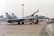 Russian Federation Air Force Mikoyan-Gurevich MiG-29UB Fulcrum (304 BLUE) at  Berlin - Schoenefeld, Germany