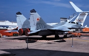 Russian Federation Air Force Mikoyan-Gurevich MiG-29UB Fulcrum (304 BLUE) at  Hannover - Langenhagen, Germany