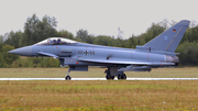 German Air Force (Luftwaffe) Eurofighter EF2000 Typhoon (3055) at  Rostock-Laage, Germany