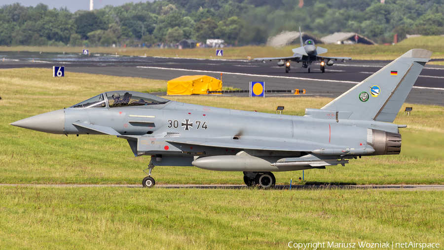 German Air Force (Luftwaffe) Eurofighter EF2000 Typhoon (3074) | Photo 650235