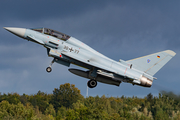 German Air Force Eurofighter EF2000(T) Typhoon (3077) at  Rostock-Laage, Germany