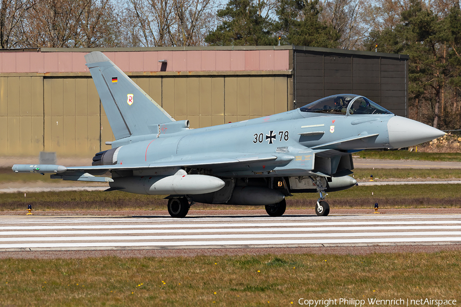 German Air Force (Luftwaffe) Eurofighter EF2000 Typhoon (3078) | Photo 382464