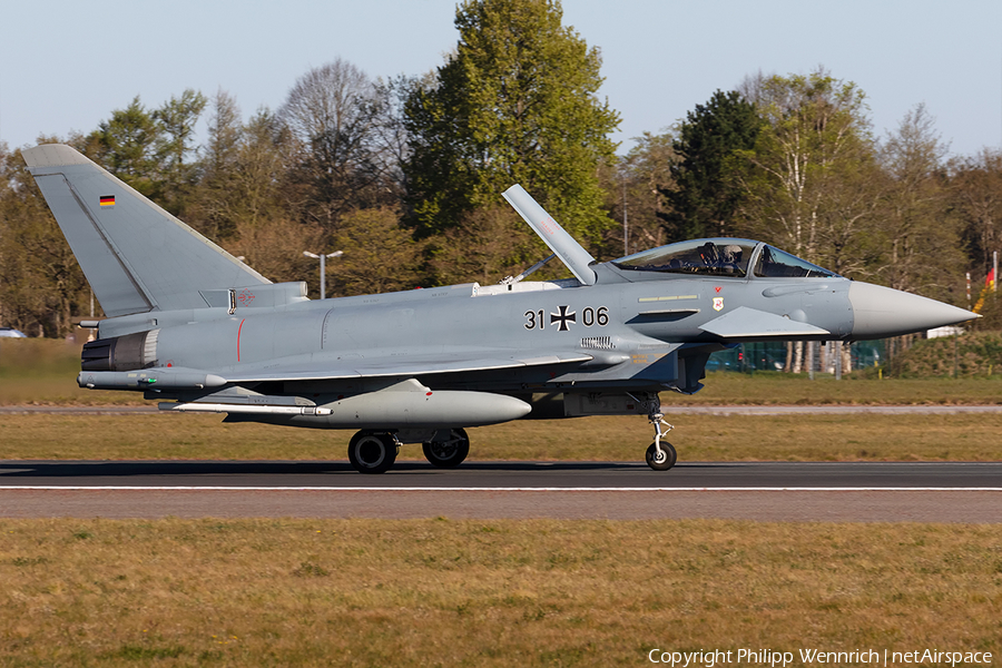 German Air Force (Luftwaffe) Eurofighter EF2000 Typhoon (3106) | Photo 382460