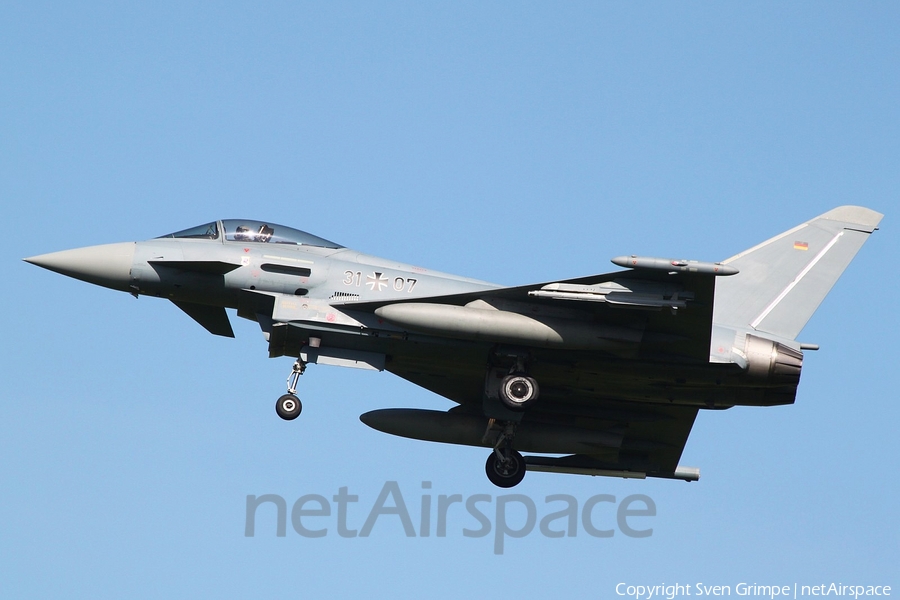 German Air Force Eurofighter EF2000 Typhoon (3107) | Photo 239686