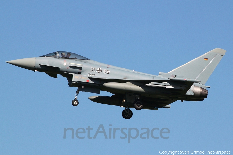 German Air Force Eurofighter EF2000 Typhoon (3108) | Photo 241300