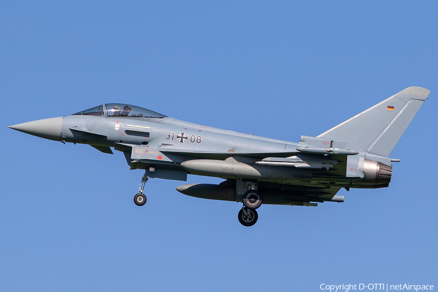 German Air Force Eurofighter EF2000 Typhoon (3108) | Photo 240049