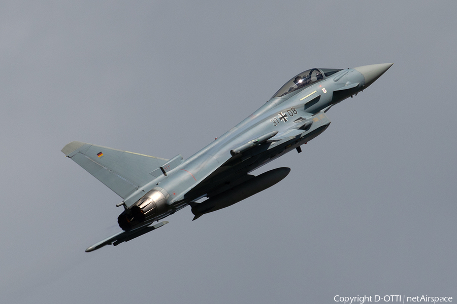 German Air Force Eurofighter EF2000 Typhoon (3108) | Photo 328351