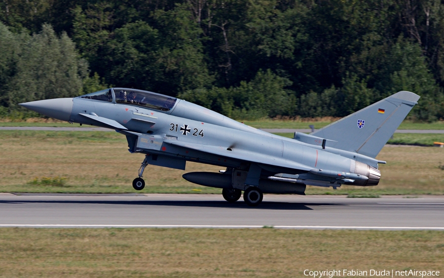 German Air Force Eurofighter EF2000(T) Typhoon (3124) | Photo 345157