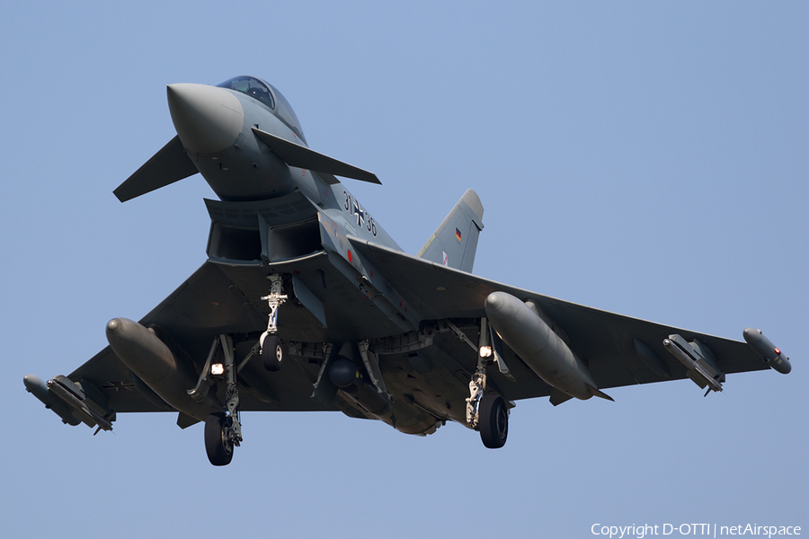 German Air Force (Luftwaffe) Eurofighter EF2000 Typhoon (3136) | Photo 155263