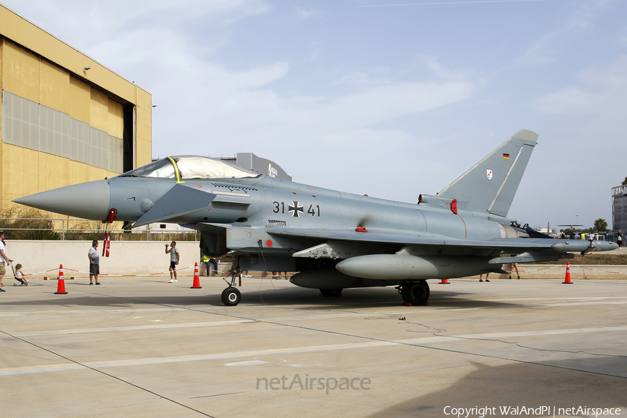 German Air Force (Luftwaffe) Eurofighter EF2000 Typhoon (3141) | Photo 592522