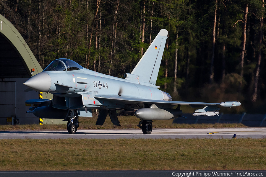 German Air Force (Luftwaffe) Eurofighter EF2000 Typhoon (3144) | Photo 382454