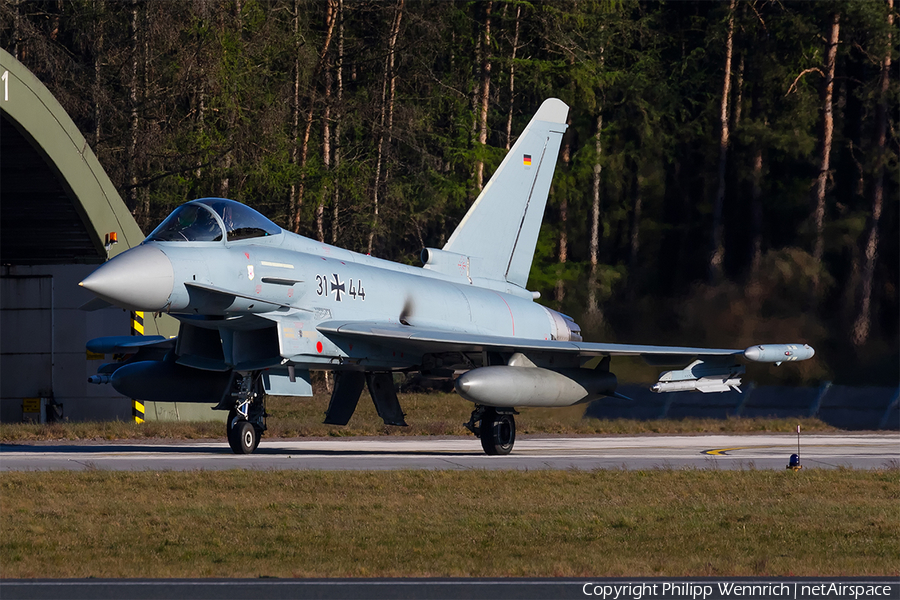 German Air Force Eurofighter EF2000 Typhoon (3144) | Photo 382454