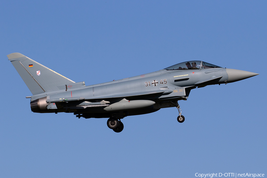 German Air Force (Luftwaffe) Eurofighter EF2000 Typhoon (3145) | Photo 311109