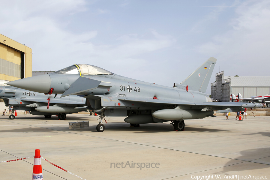 German Air Force (Luftwaffe) Eurofighter EF2000 Typhoon (3148) | Photo 592523